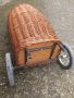 пазарска количка с ратанов кош, снимка 2