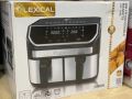 Двоен фритюрник с горещ въздух с тъч скрийн Lexical Airfryer LAF-3080, снимка 4