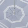 Плажен чадър - синьо тъмносиньо и бяло - 2 м, снимка 2