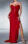 Червена официална рокля, снимка 1 - Рокли - 45845223