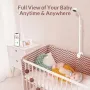Нов Видео бебефон с VOX режим, 4 в 1 държач и Cry Detection HD екран, снимка 8
