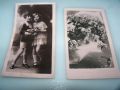 Две малки стари романтични картички 1940г., снимка 3