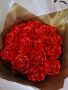 Вечни букети от сатенени рози, снимка 1 - Други - 45906695