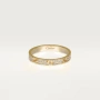CARTIER Love Band Gold Paved Diamonds Пръстен, снимка 7