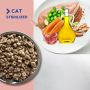 Храна за домашни любимци кастрирани котки С телешко пилешко кафяв ориз и масло от сьомга 15 и 3кг., снимка 3