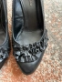 Дамски черни обувки на ток, снимка 4