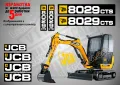 JCB 8025cts стикери надписи, снимка 7