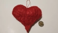Ръчно изработено сърце от конец, снимка 2