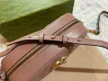 Гучи Dusty Pink Кожена чанта Marmont Оригинална Gucci Дръжка / Синджир, снимка 10