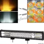 7D LED BAR Блиц Бял и Оранжева 324W 58см, снимка 2