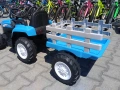 NEBRASKA акумулаторен трактор с ремарке DALLAS син, снимка 5