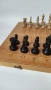 Шах с дървени фигури дъска 35 х 35 см, снимка 3