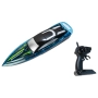 Високоскоростна акумулаторна RC лодка с дистанционно управление, двоен витло, 2.4GHz, снимка 7