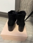 Черни велурени боти 36 размер, снимка 4
