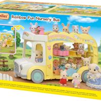 Rainbow Fun Nursery Bus триетажно превозно средство, побира до 28 бебета, комплект за игра за деца, снимка 7 - Образователни игри - 45297893