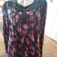 Дамска блуза на цветя, снимка 3 - Блузи с дълъг ръкав и пуловери - 45380533