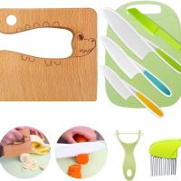 Комплект детски кухненски ножове от 8 части за рязане и готвене на плодове или зеленчуци, снимка 5 - Други стоки за дома - 45843890