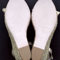 Дамски сандали на платформа Loeffler Randall златни панделки , снимка 3 - Сандали - 45162389