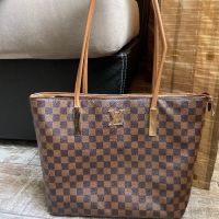Нова кожена чанта торба LV  Louis Vuitton кафява , снимка 7 - Чанти - 45112215