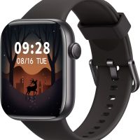 AcclaFit P5 Смарт часовник за мъже 1,85",отговор на повикване, водоустойчив, съвместим с Android IOS, снимка 1 - Смарт гривни - 45424655