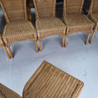 Комплект от 7 стола ратан, снимка 12 - Градински мебели, декорация  - 45455195