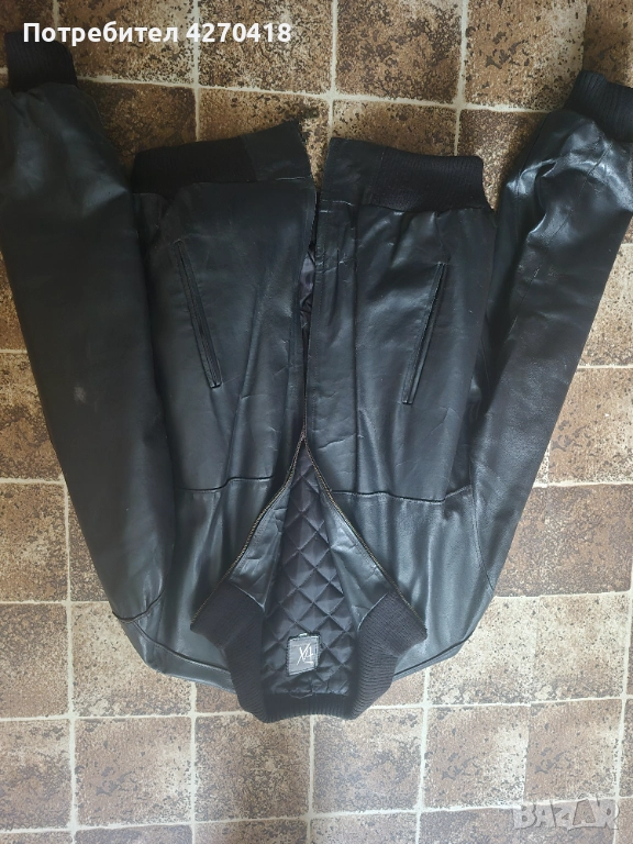 Мъжко кожено яке, снимка 1