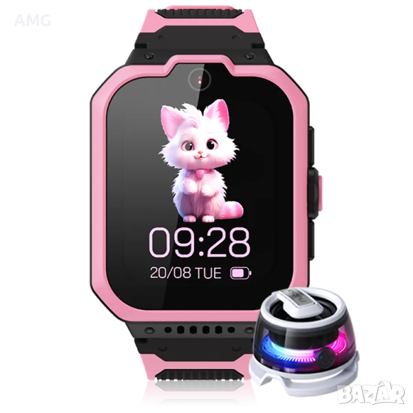 Детски часовник Kids Watch 4G + Bluetooth колонка (MyKi), снимка 1