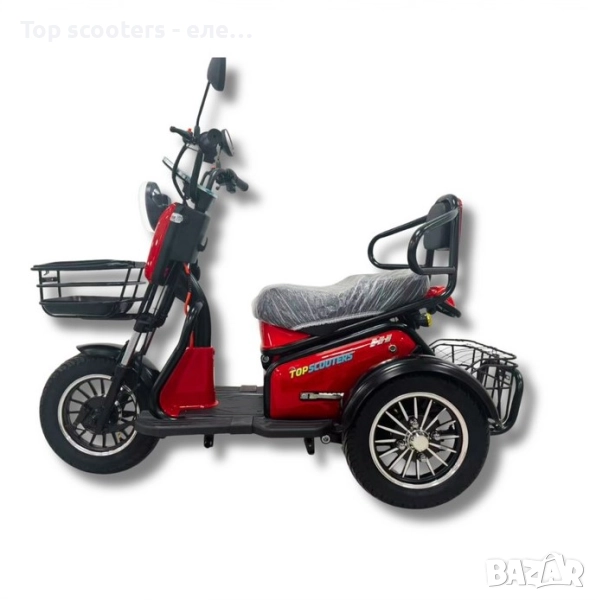 Електрическа триколка Pudding със задно задвижване - 48V 800W 28Ah, снимка 1