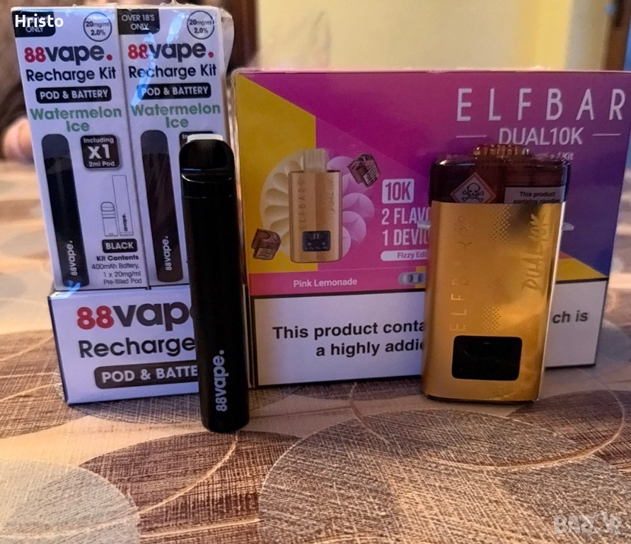 Elfbar 10k 2 FLAVOURS 1 DEVICE Fizzy Edition, снимка 1