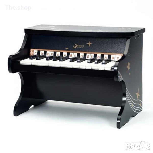 Класическо детско пиано Fantasy в черен цвят (004), снимка 1