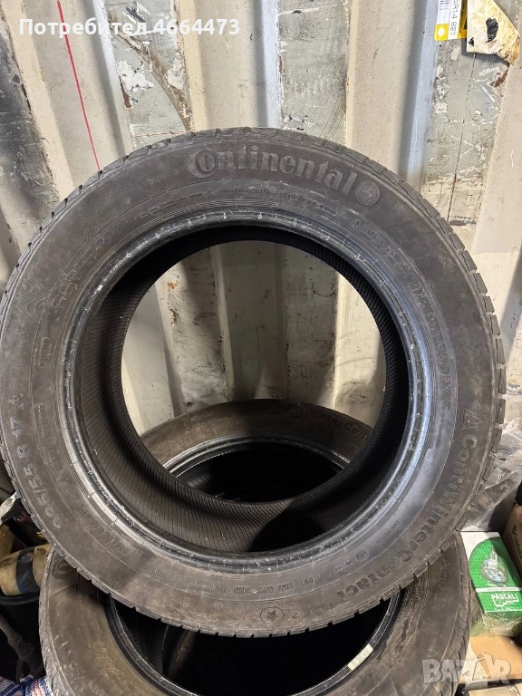 Continental WinterContact TS 830 P 225/55 r17 запазени  , снимка 1