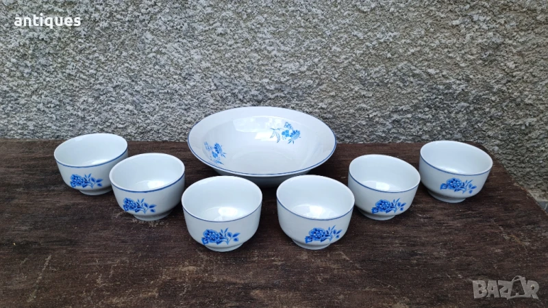 Чисто нов сервиз за компот - 7 части - Завод Китка -Нови Пазар, снимка 1