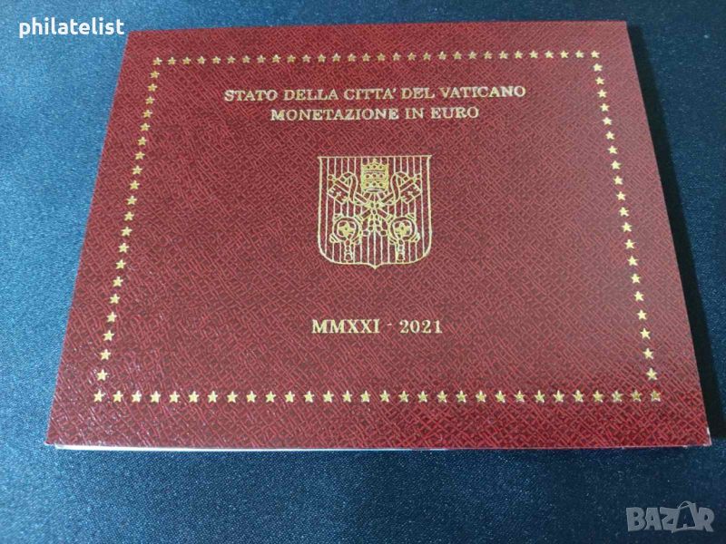 Ватикана 2021 г. - комплектен сет от 1 цент до 2 евро , издание на банка Ватикана, снимка 1