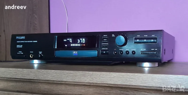 Philips CDR880 CD-R/RW CD рекордер, снимка 1