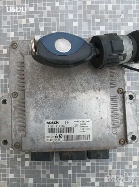Компютър двигател ECU 0281011033 за Peugeot 807, Citroen C8, Fiat Ulysse, Lancia Phedra 2.2 HDI/JTD, снимка 1