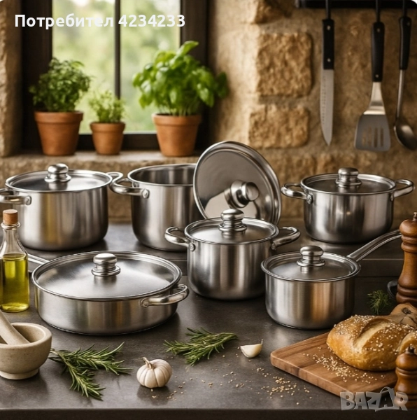 Комплект тенджери , снимка 1