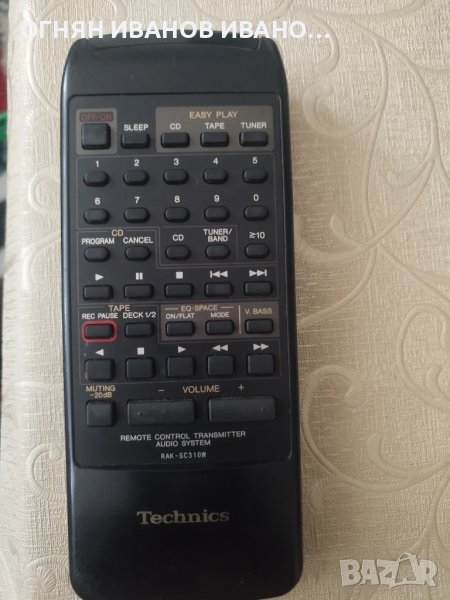 Technics RAK-SC310W  оригинално дистанционно , снимка 1