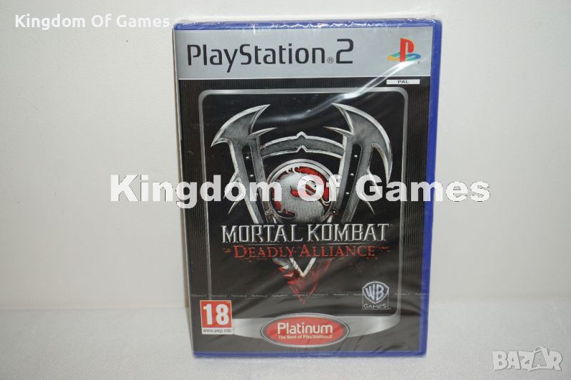 Чисто Нова Оригинална Запечатана Игра За PS2 Mortal Kombat Deadly Alliance, снимка 1