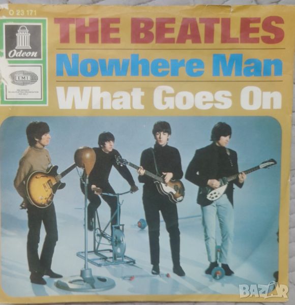 Грамофонни плочи The Beatles – Nowhere Man / What Goes On 7" сингъл, снимка 1