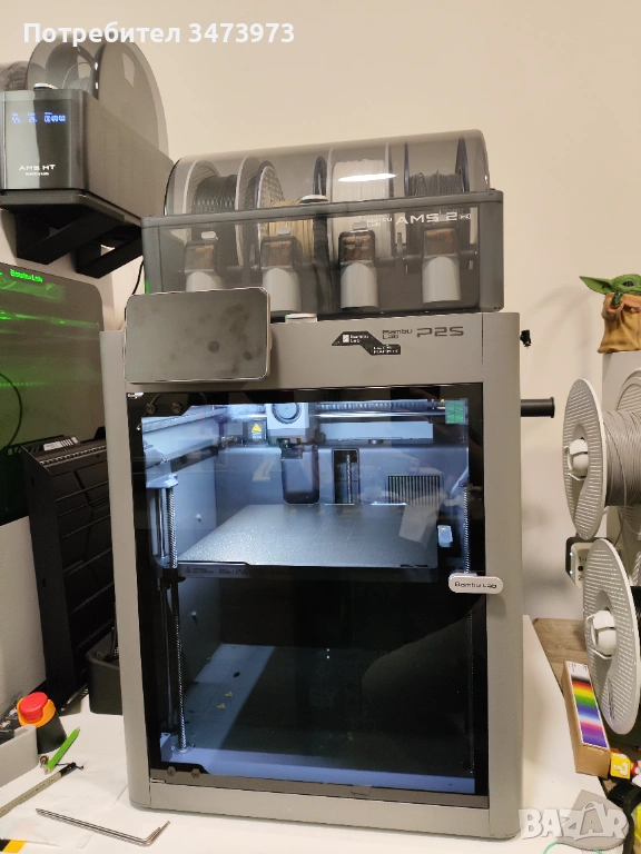 Bambu lab p2s combo - 3д принтер - като нов, снимка 1