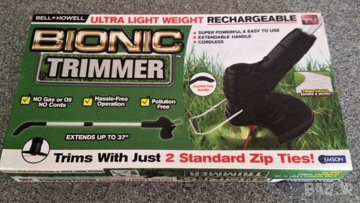 Акумулаторна ръчна градинска косачка Bionic Trimmer  , снимка 1