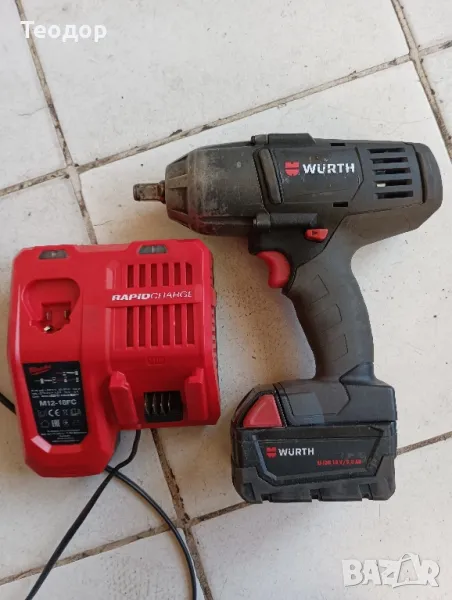 акумулаторен гайковерт wurth ass 18, снимка 1