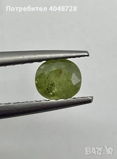 Естествен инвестиционен демантоид гранат 1.06ct., снимка 1