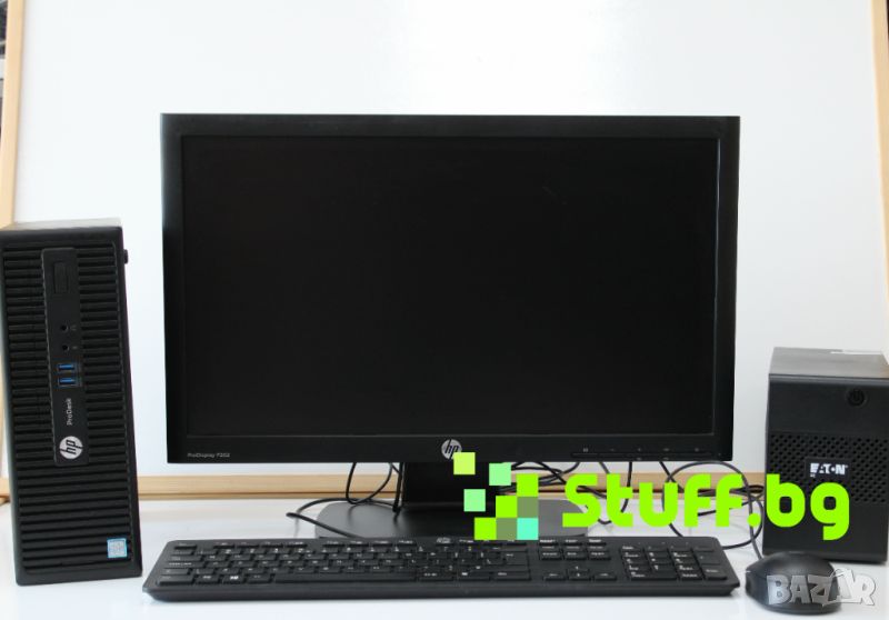 Комплект Bundle HP Prodesk 400 G3+HPMonitor 20''+UPS+HP KB&Mouse, снимка 1