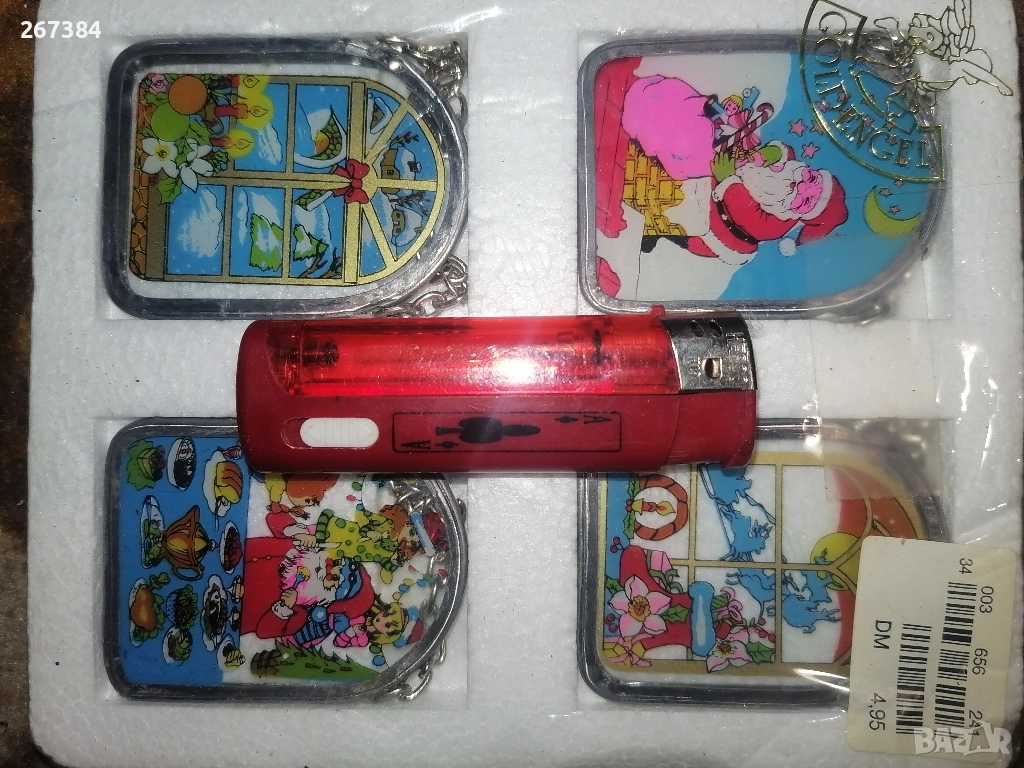 Стъклени играчки за елха, снимка 1