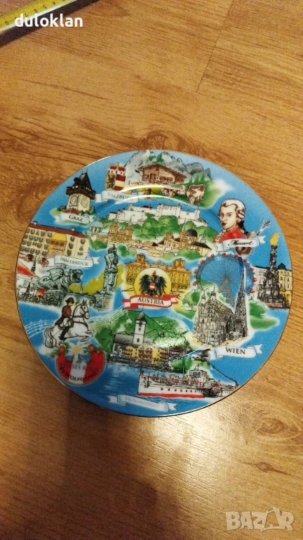 Красива чиния от Виена-Австрия, снимка 1
