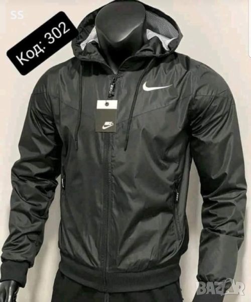 Мъжко черно яке Nike, снимка 1