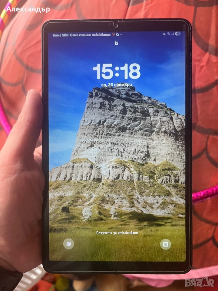 *Гаранция* Таблет Samsung Galaxy Tab A9 LTE 8gb ram. 128gb rom + 128gb карта памет, снимка 1