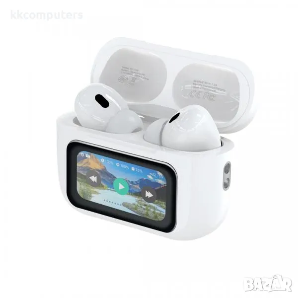 Bluetooth Handsfree Wireless XO-X36 / Smart screen + ANC /Бял/ Баркод : 2403637, снимка 1