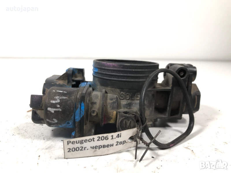 Дроселова Клапа Peugeot 206 1.4 200г  , снимка 1